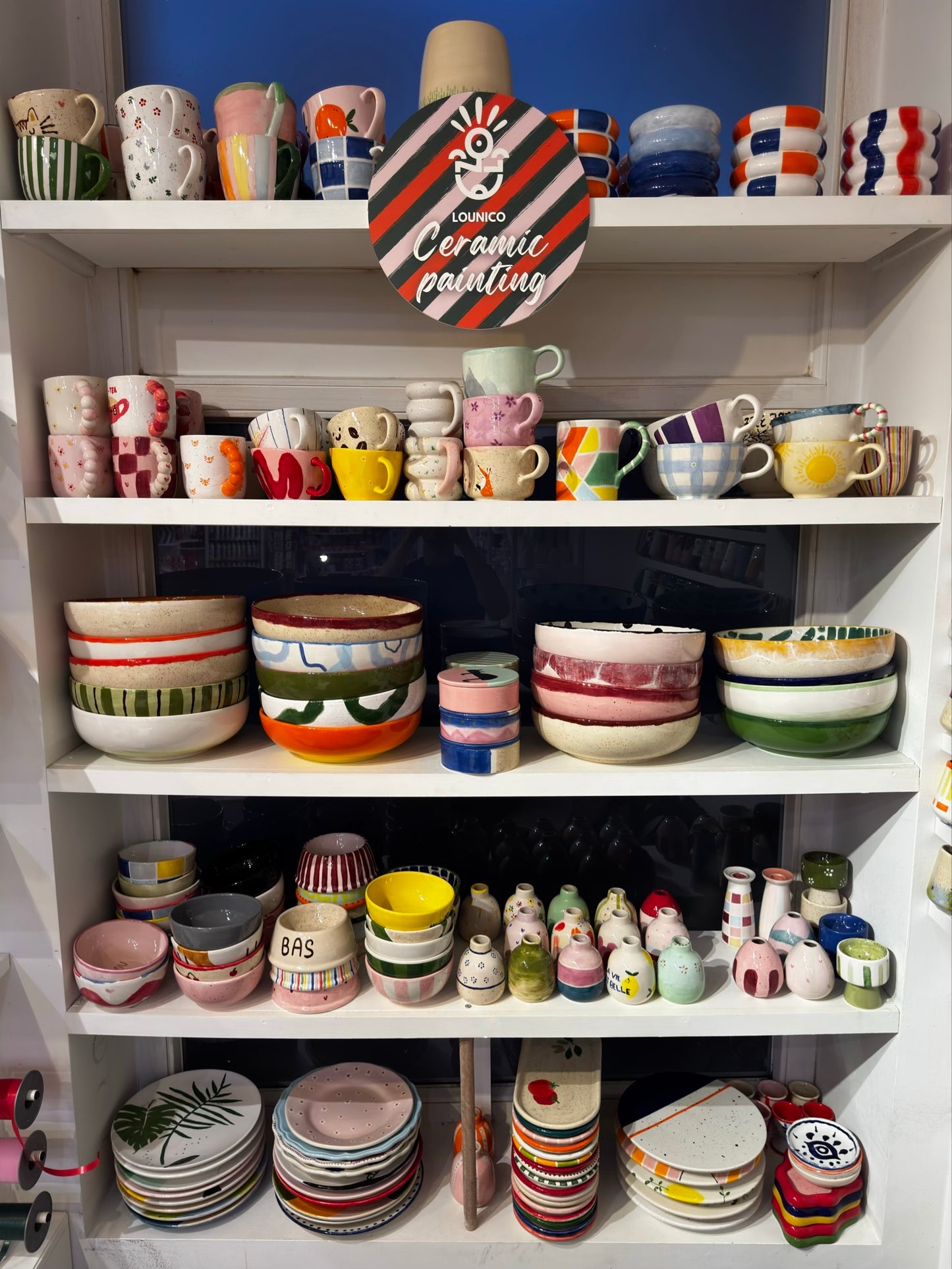 "Glaze & Sip" workshop keramiek schilderen (3 uur)